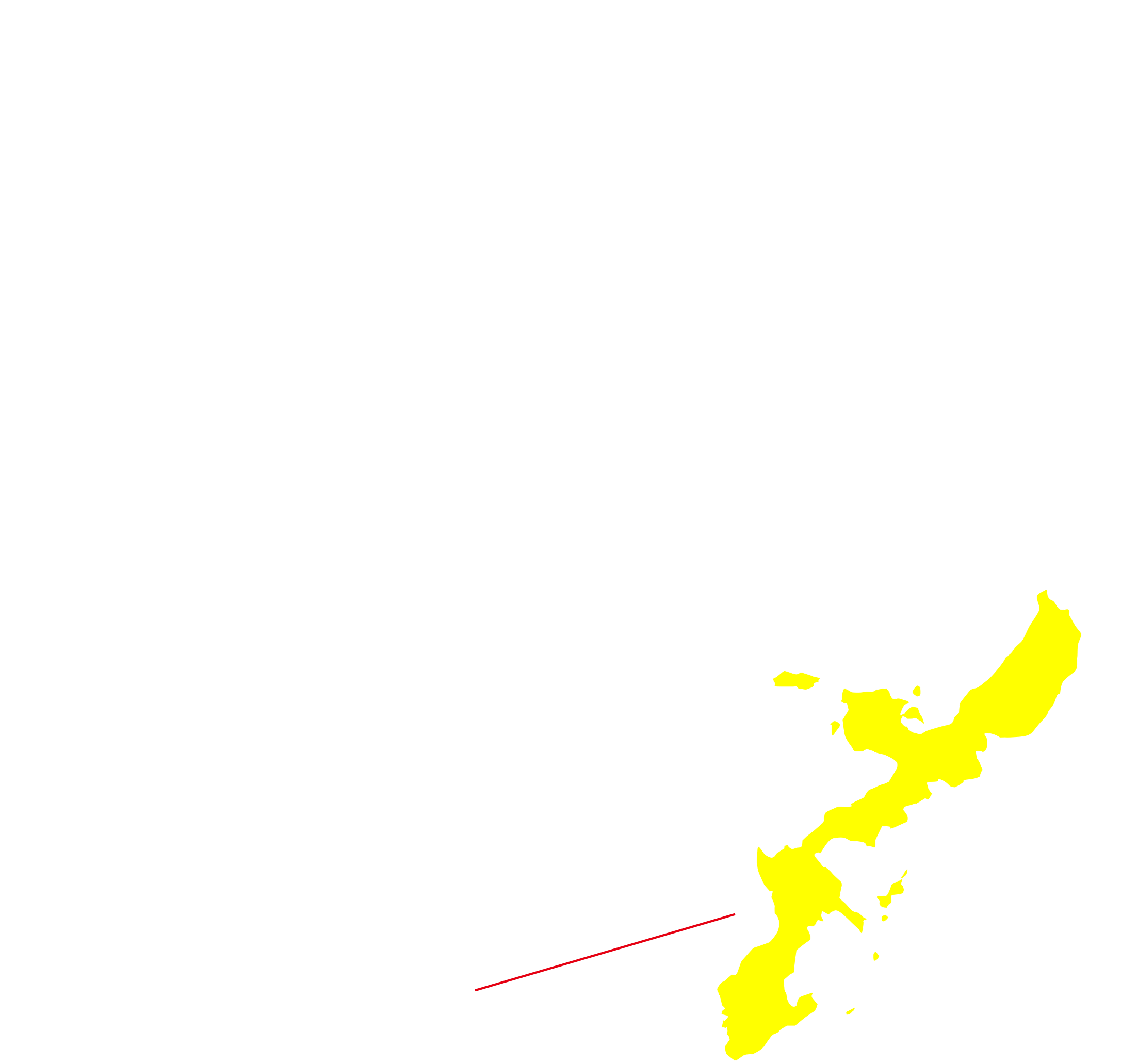 沖繩の地図